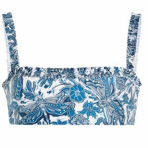 NWT Agua by Agua Bendita Olmo Bikini Top Size Small S